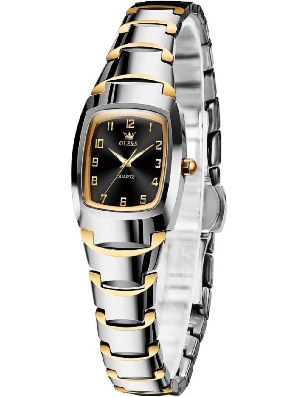 Vintage Luxury Women's Small Analog Watch - Stainless Steel Dress Timepiece
